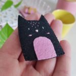 MIA – Broche gato negro - Imagen 3