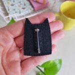 MIA – Broche gato negro - Imagen 4