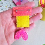 DORIS – Broche medalla multicolor 05 - Imagen 3