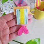 DORIS – Broche medalla multicolor 06