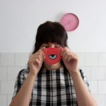 ADELA – Collar "ojo" con fondo salmón - Imagen 5