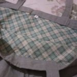 UXÍO – Bolsa saco gris y cuadros - Imagen 4