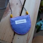 ADELA – Collar "ojo" con fondo malva - Imagen 3