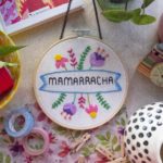 KATARINA – Bastidor "mamarracha" con fondo beis