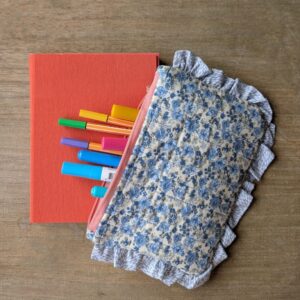 ZITA – Neceser volantes azules