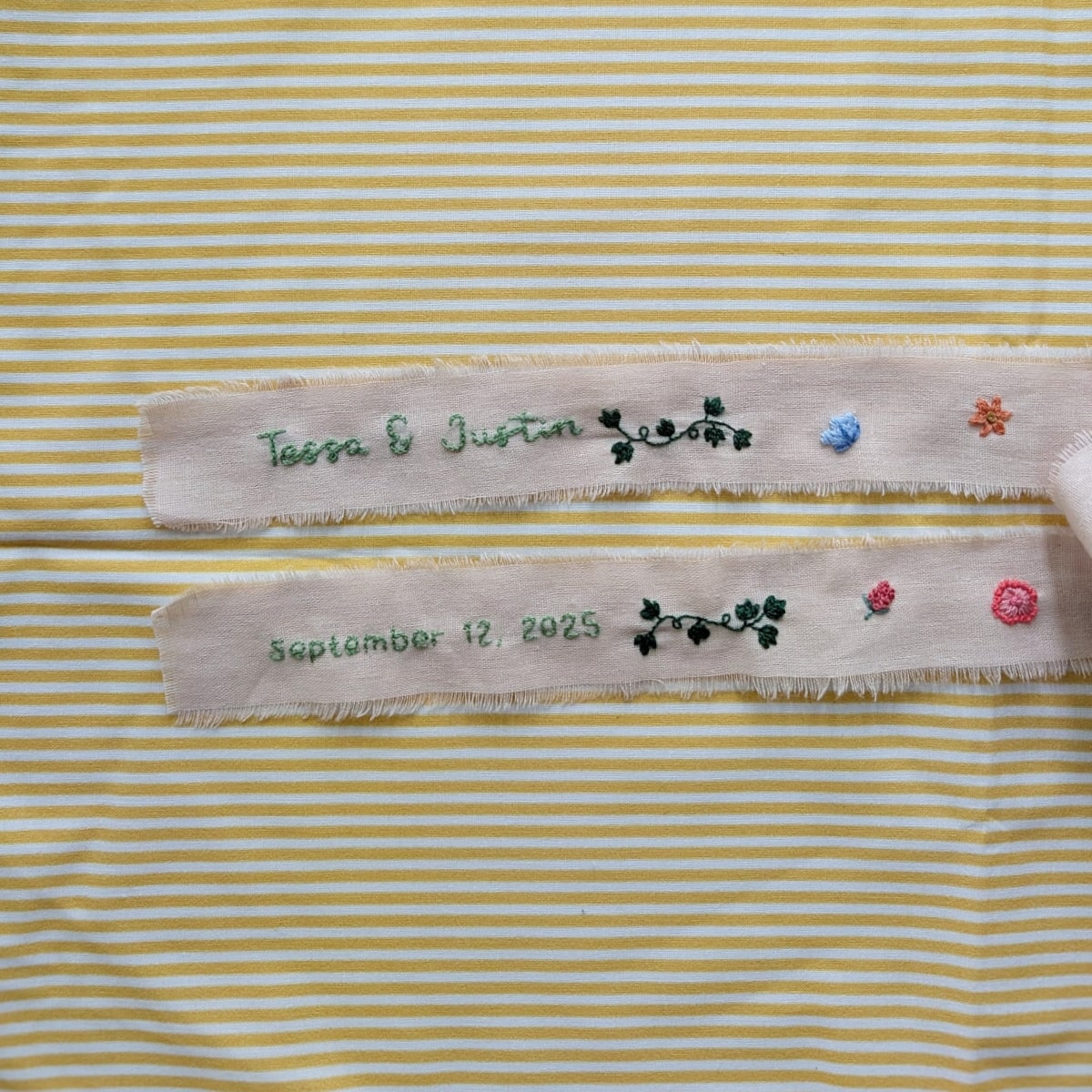 ELODIE – Cinta de ramo, hecha por encargo - Imagen 6